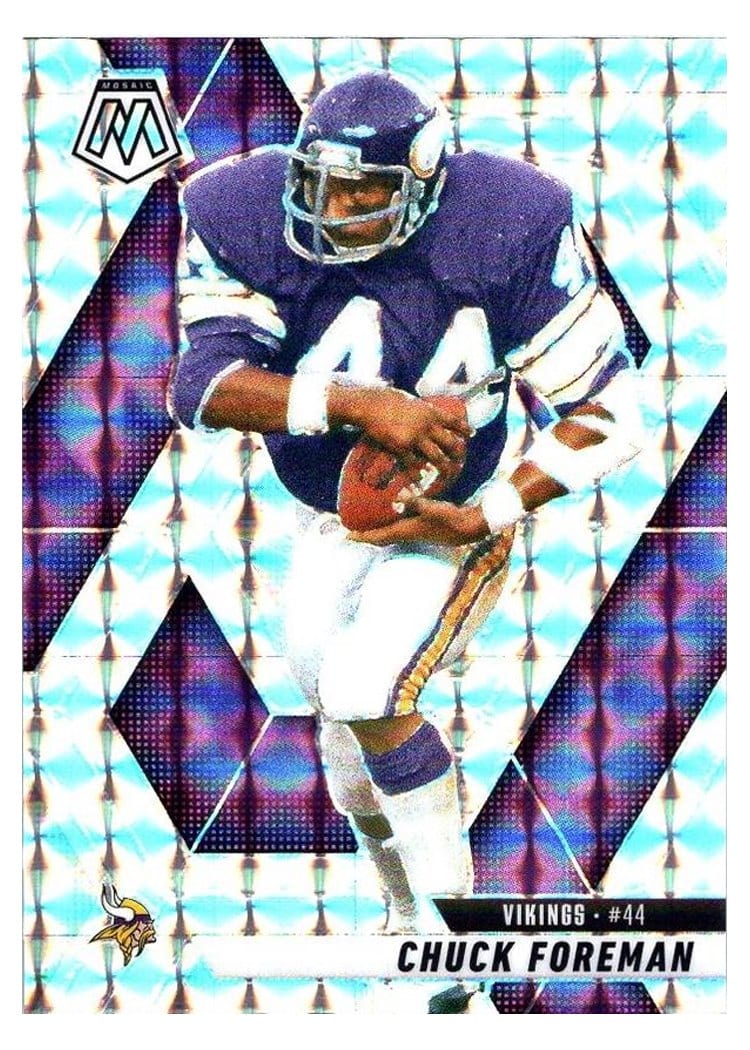 2025 Panini Mosaic Base Set Chuck Foreman Genesis #161 card