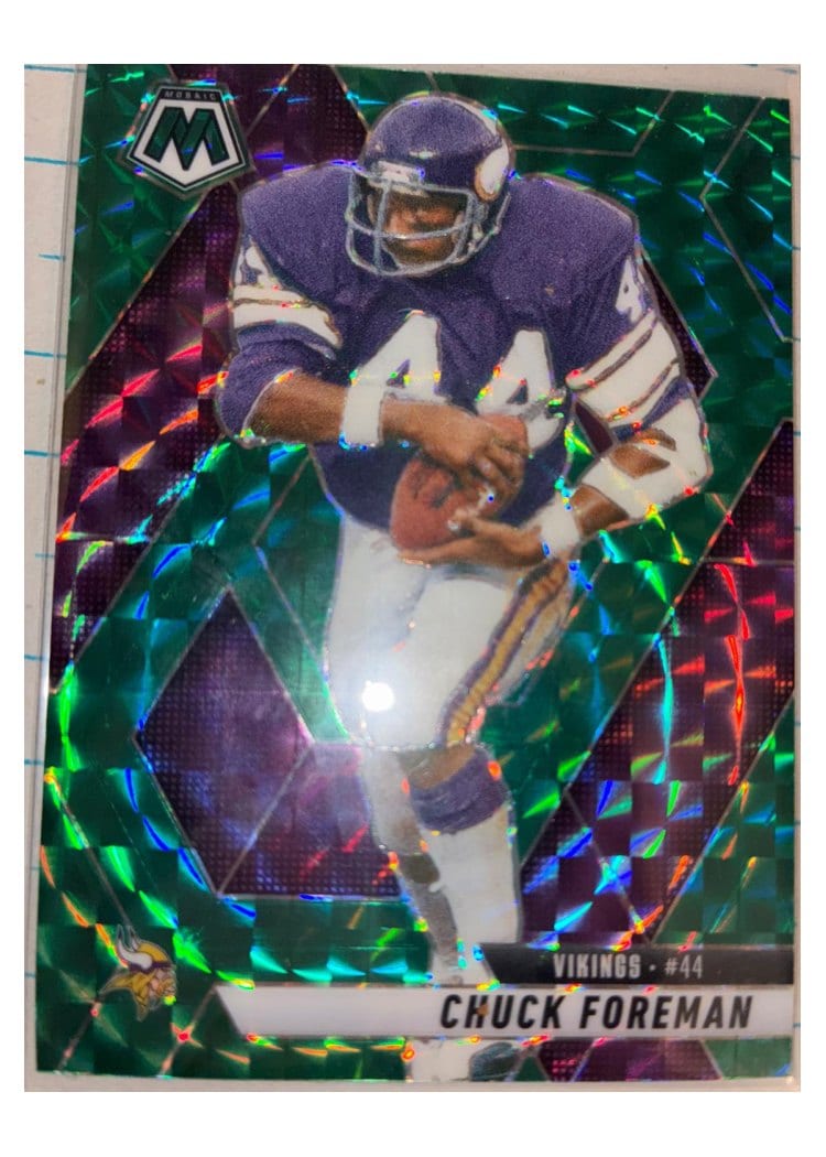 2025 Panini Mosaic Base Set Chuck Foreman #161 card