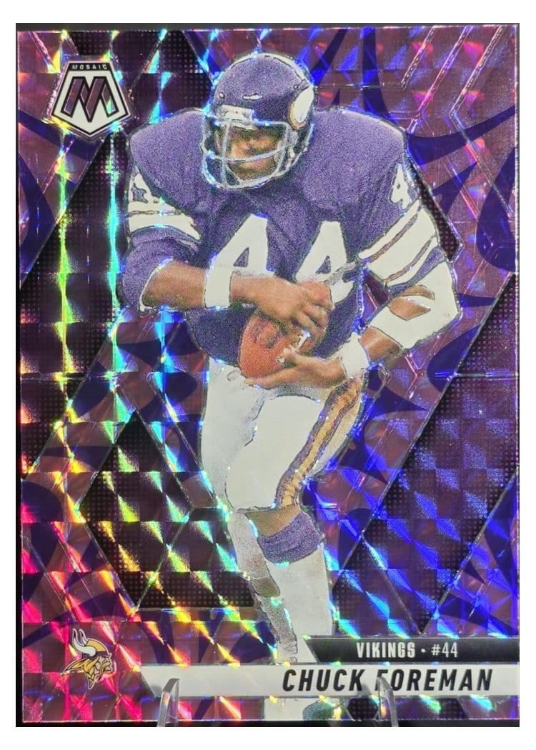 2025 Panini Mosaic Base Set Chuck Foreman #161 card