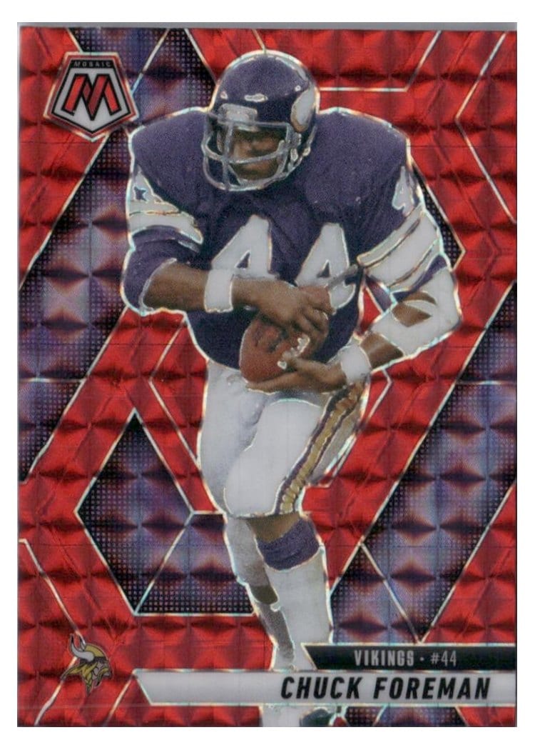 2025 Panini Mosaic Base Set Chuck Foreman #161 card