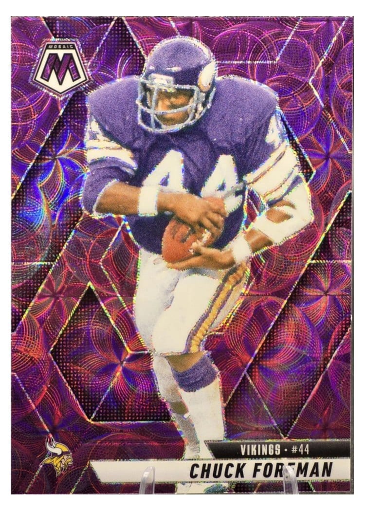 2025 Panini Mosaic Base Set Chuck Foreman #161 card