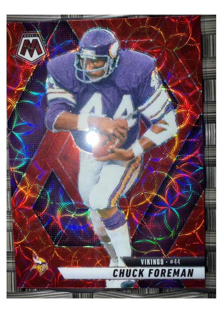 2025 Panini Mosaic Base Set Chuck Foreman #161 card