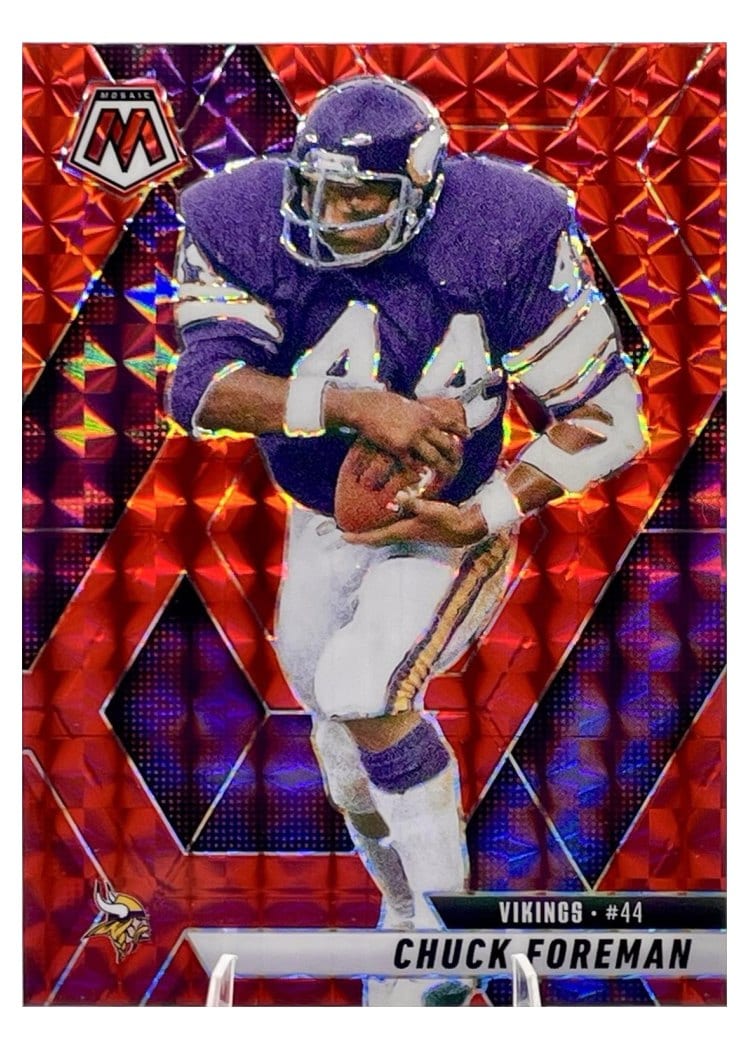 2025 Panini Mosaic Base Set Chuck Foreman #161 card