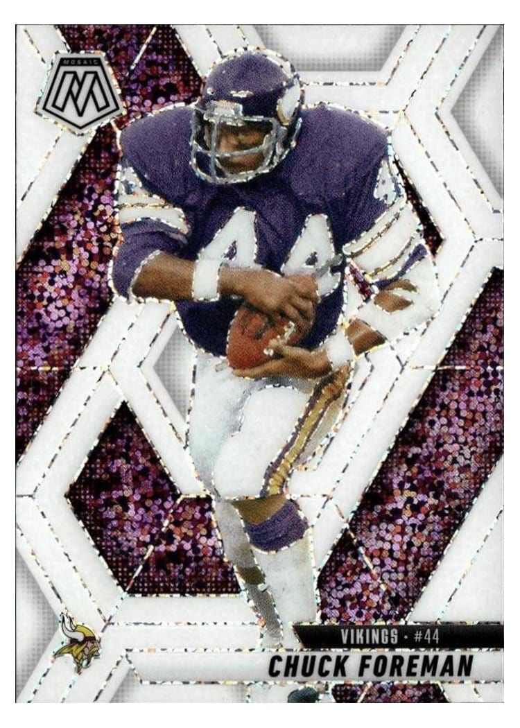 2025 Panini Mosaic Base Set Chuck Foreman #161 card