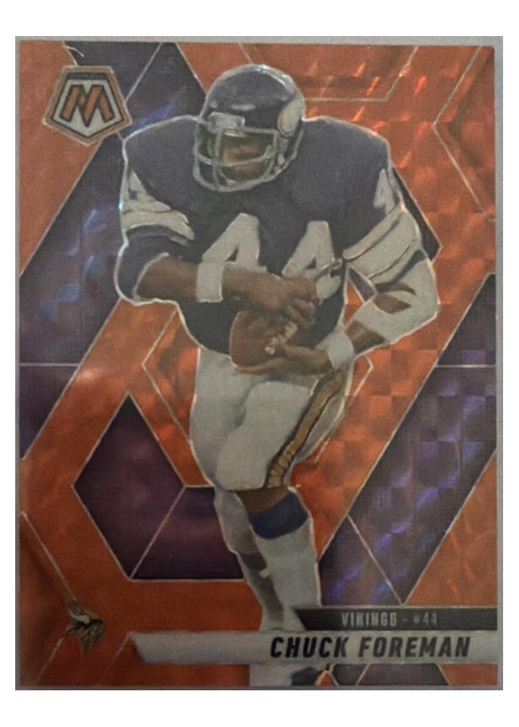 2025 Panini Mosaic Base Set Chuck Foreman #161 card