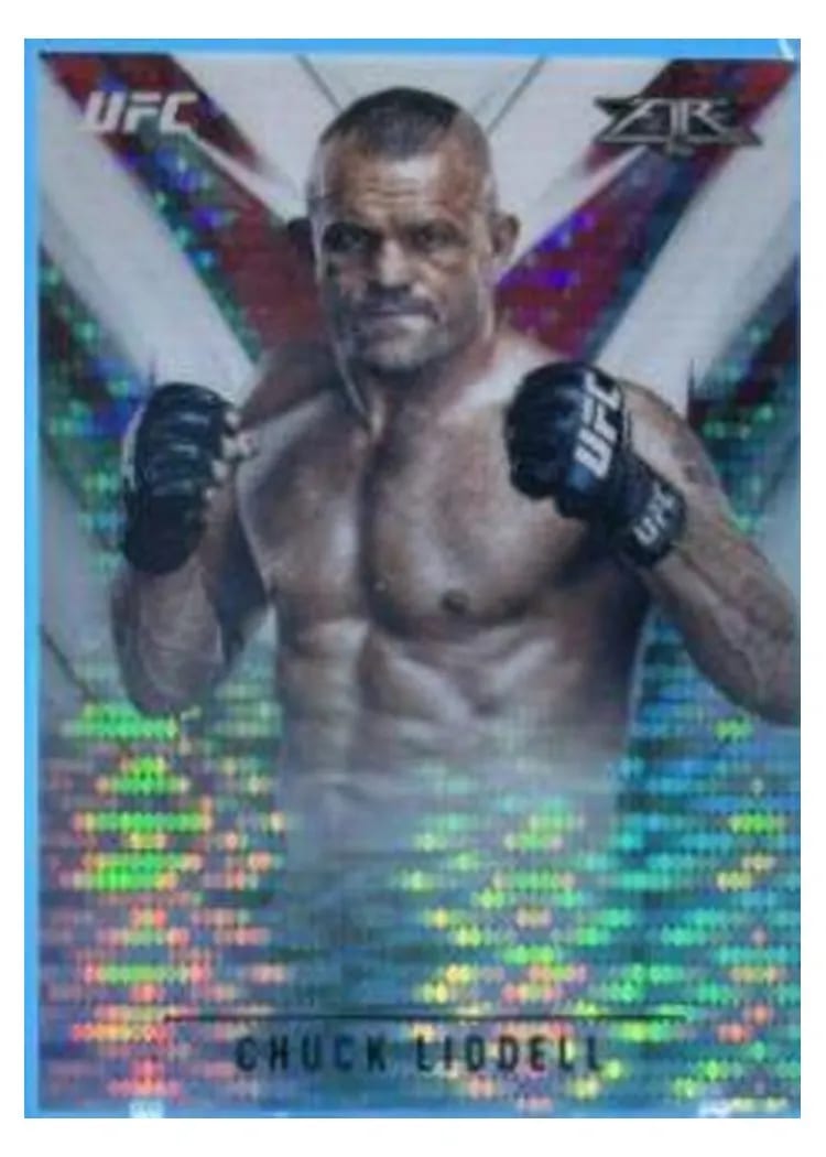 2017 Topps UFC Chrome Fire Chuck Liddell #UF-CLI card