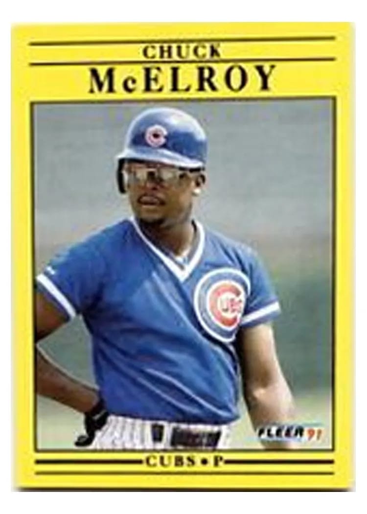 1991 Fleer Update Chuck McElroy #U-79 card