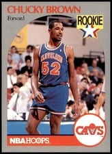 1990-91 Hoops Base Set Chucky Brown #71 card