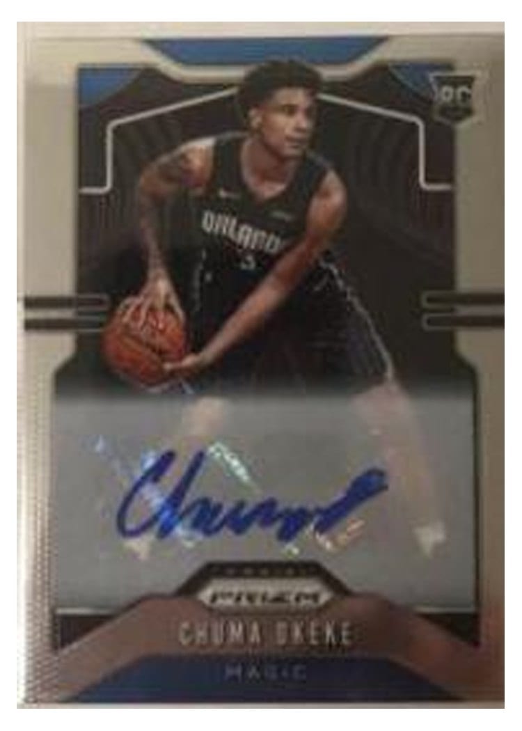 2019-20 Panini Prizm Base Set Chuma Okeke #262 card