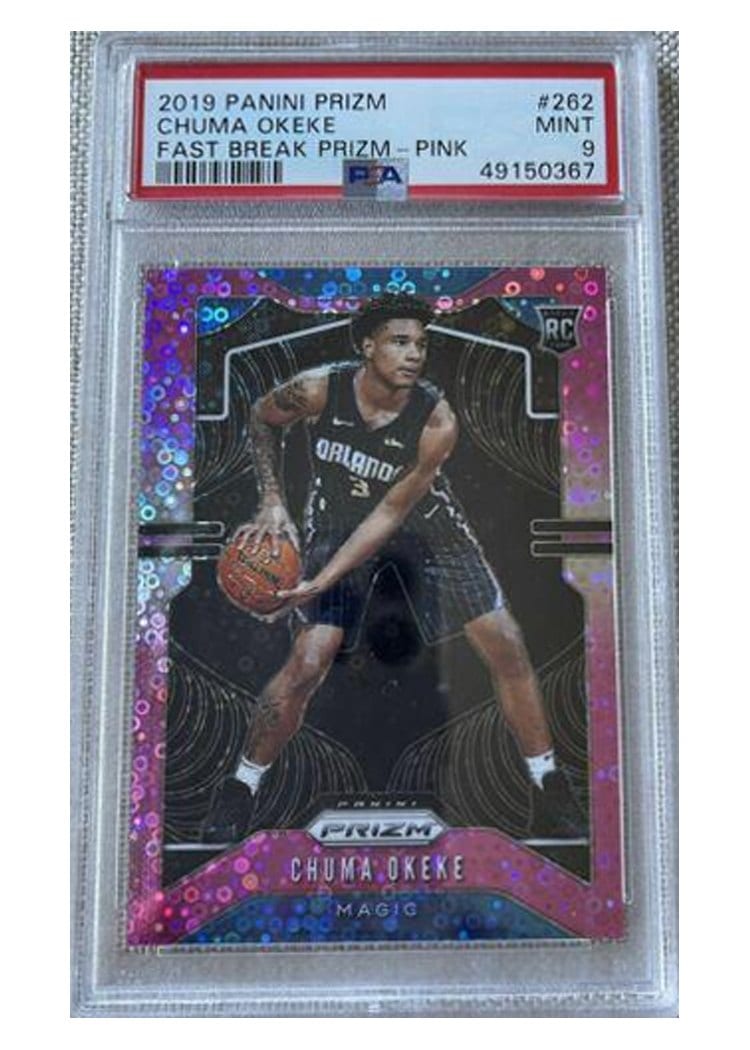 2019-20 Panini Prizm Base Set Chuma Okeke #262 card