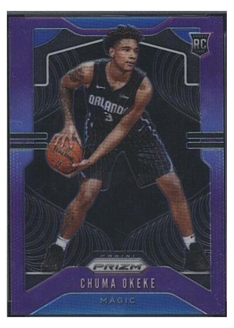 2019-20 Panini Prizm Base Set Chuma Okeke Purple Prizm #262 card