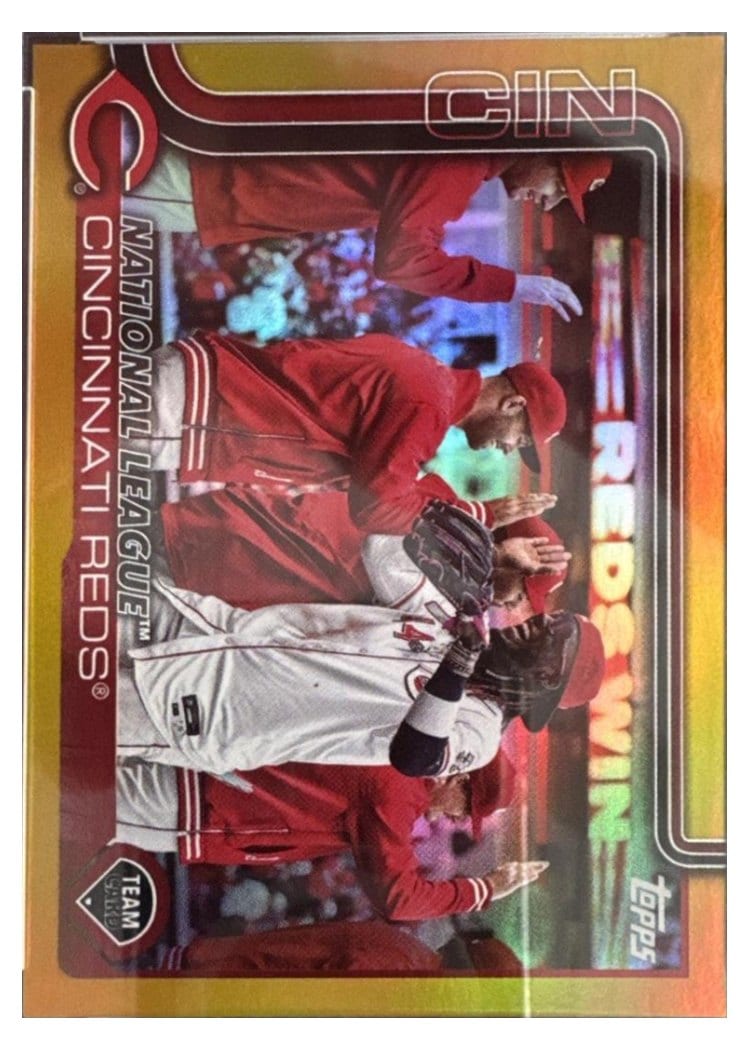 2025 Topps Base Set Cincinnati Reds Gold Rainbow #99