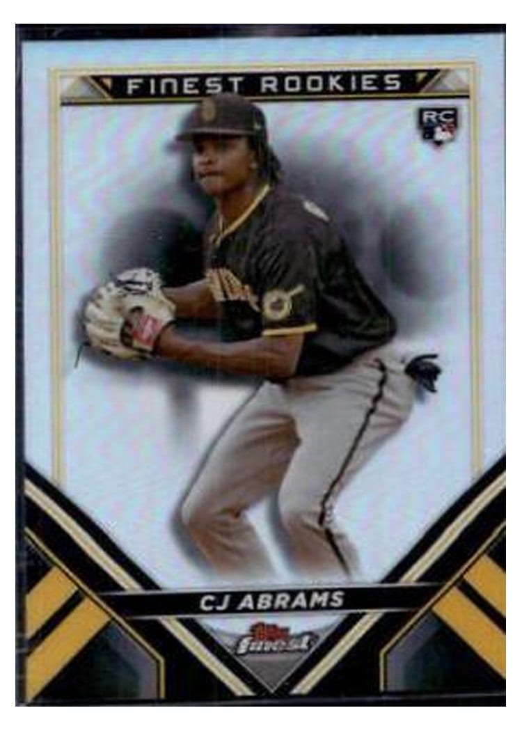 2022 Finest Rookie Design Variations CJ Abrams #FRD-CA card