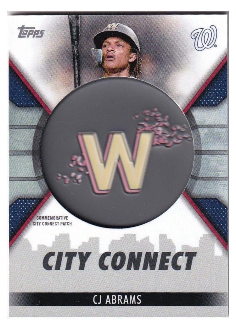 2023 Topps City Connect Patch CJ Abrams #CC-CA card