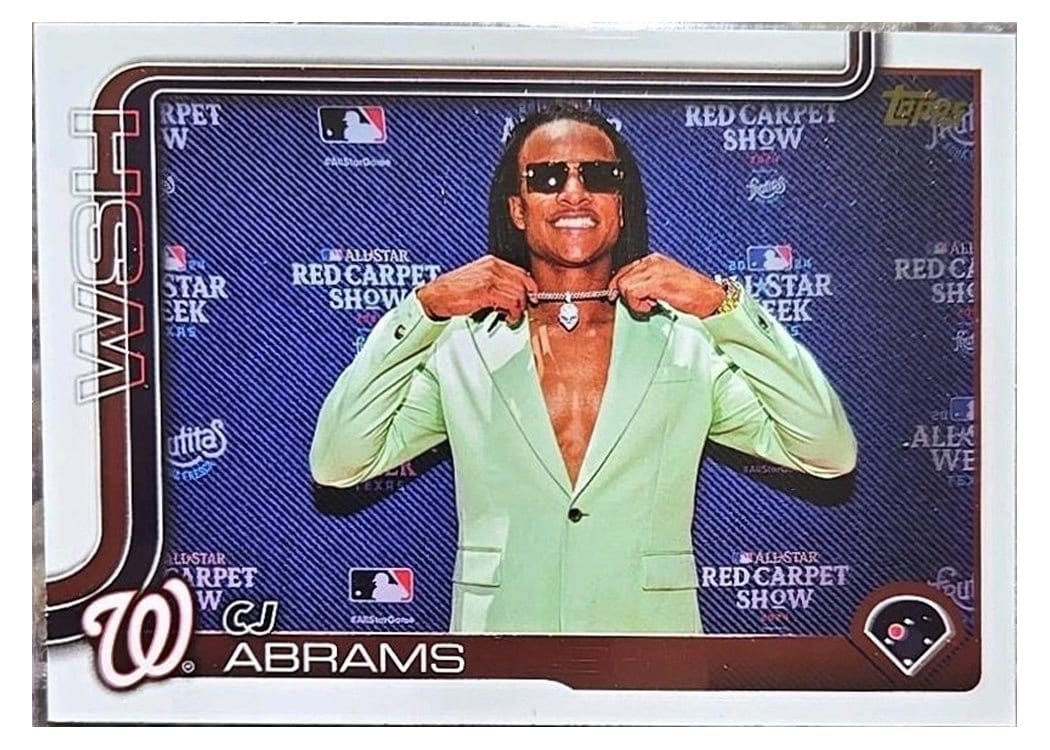 2025 Topps Base Set CJ Abrams #122 card