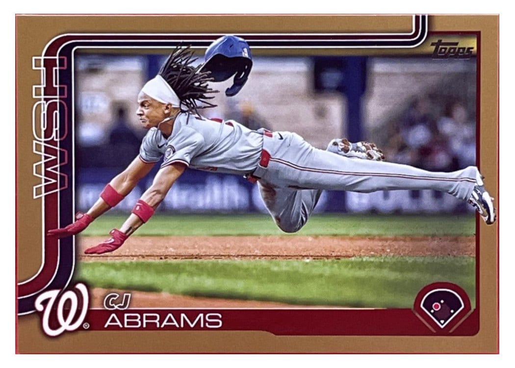 2025 Topps Base Set CJ Abrams #122 card
