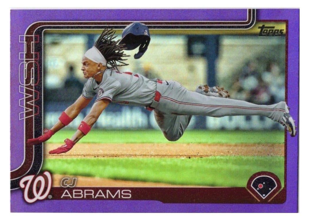 2025 Topps Base Set CJ Abrams #122 card