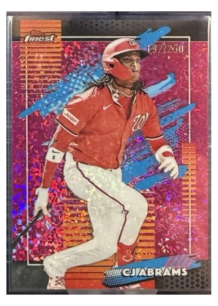 2026 Topps Finest CJ Abrams #171 card