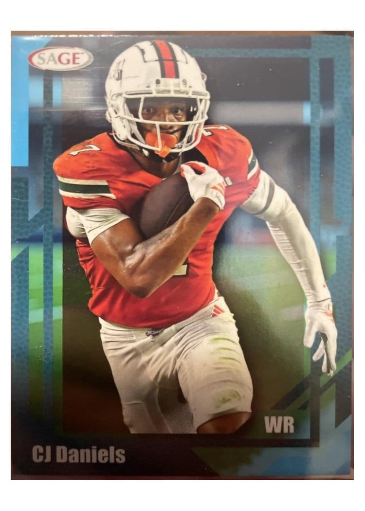 2026 SAGE Football Base Set CJ Daniels #29 card