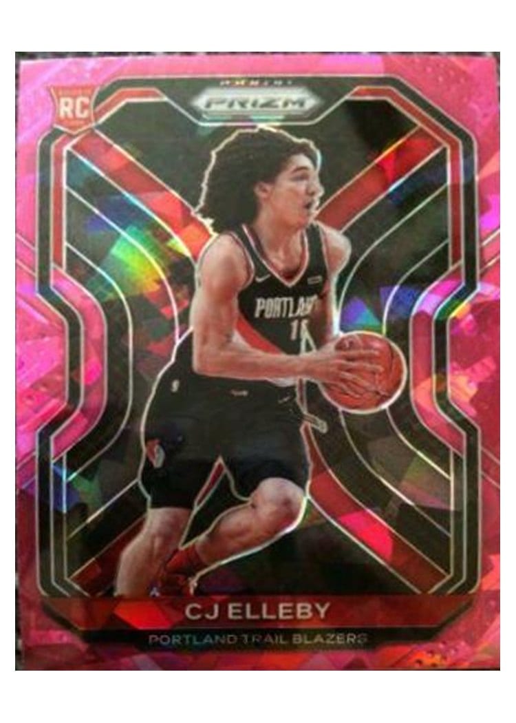 2020-21 Panini Prizm Base Set CJ Elleby Pink Ice Prizm #283 card