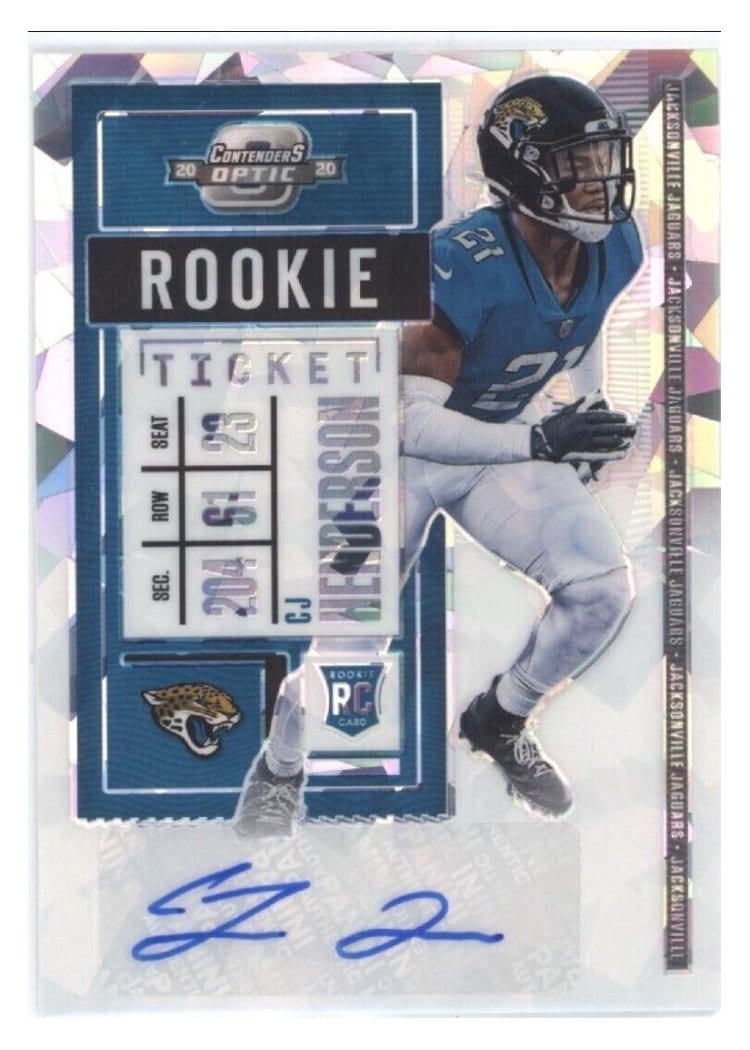 2020 Panini Contenders Optic Base Set CJ Henderson #144 card