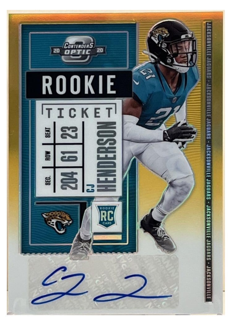 2020 Panini Contenders Optic Base Set CJ Henderson #144 card