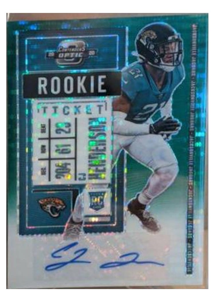 2020 Panini Contenders Optic Base Set CJ Henderson #144 card