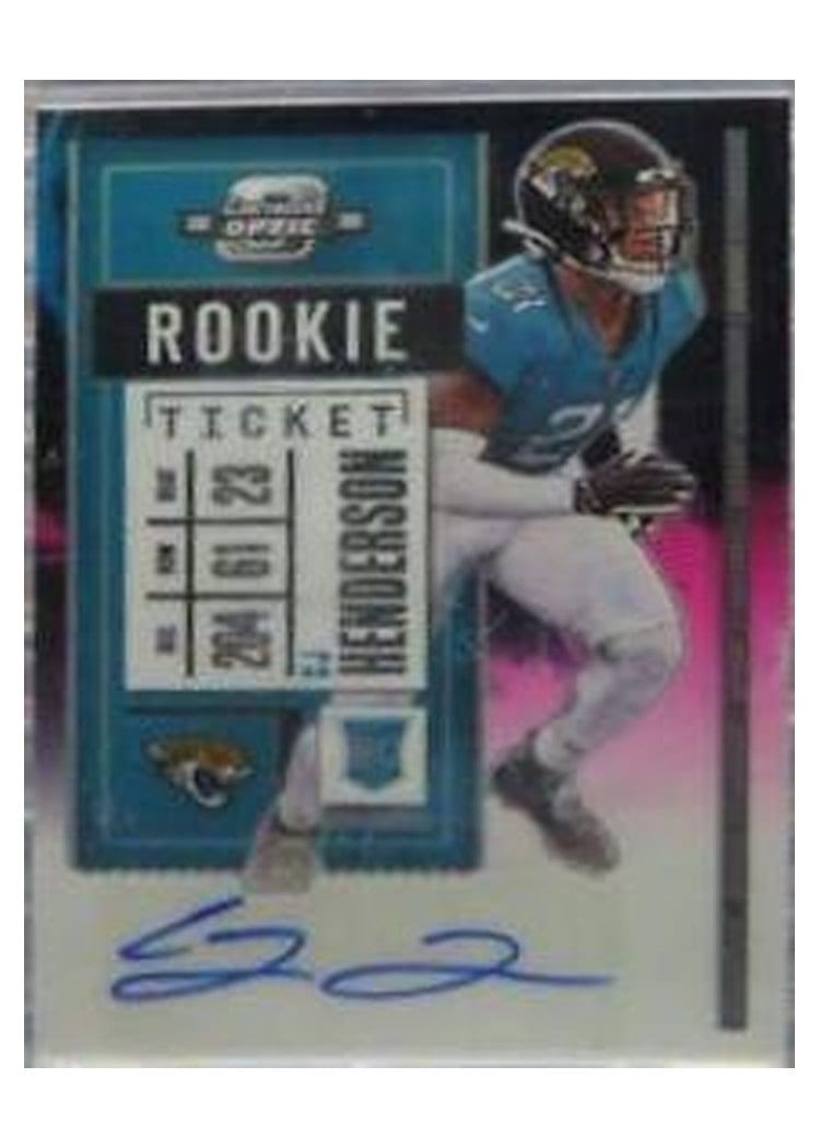 2020 Panini Contenders Optic Base Set CJ Henderson #144 card