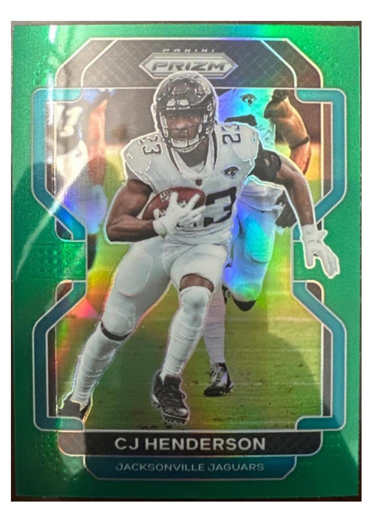 2021 Panini Prizm Base Set CJ Henderson #18 card