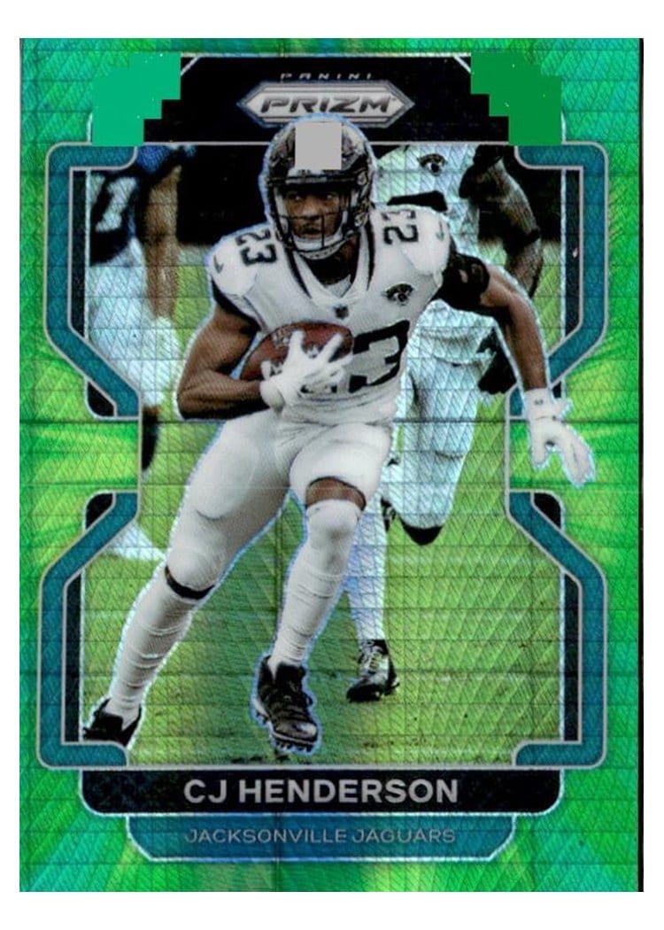 2021 Panini Prizm Base Set CJ Henderson #18 card