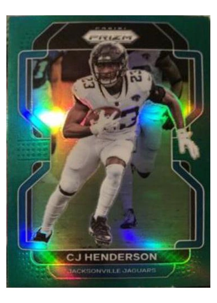 2021 Panini Prizm Base Set CJ Henderson #18 card