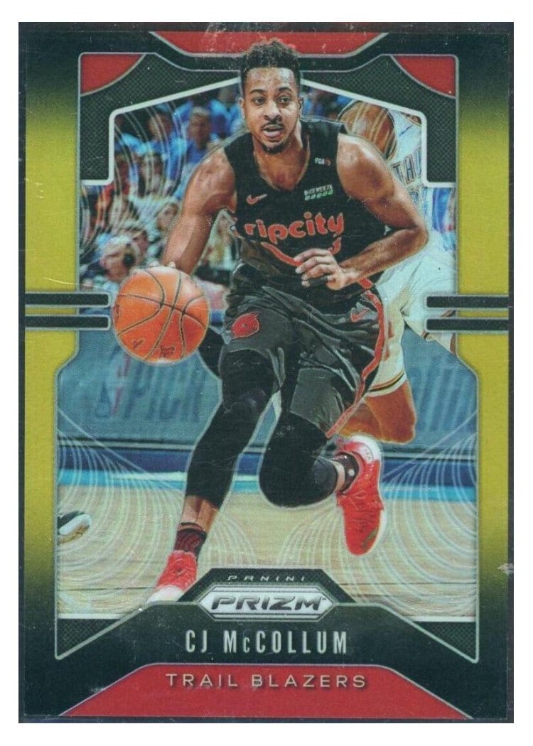 2019-20 Panini Prizm Base Set CJ McCollum #113 card