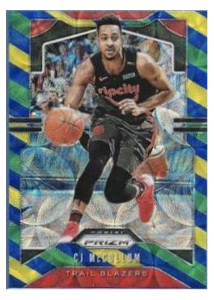2019-20 Panini Prizm Base Set CJ McCollum #113 card