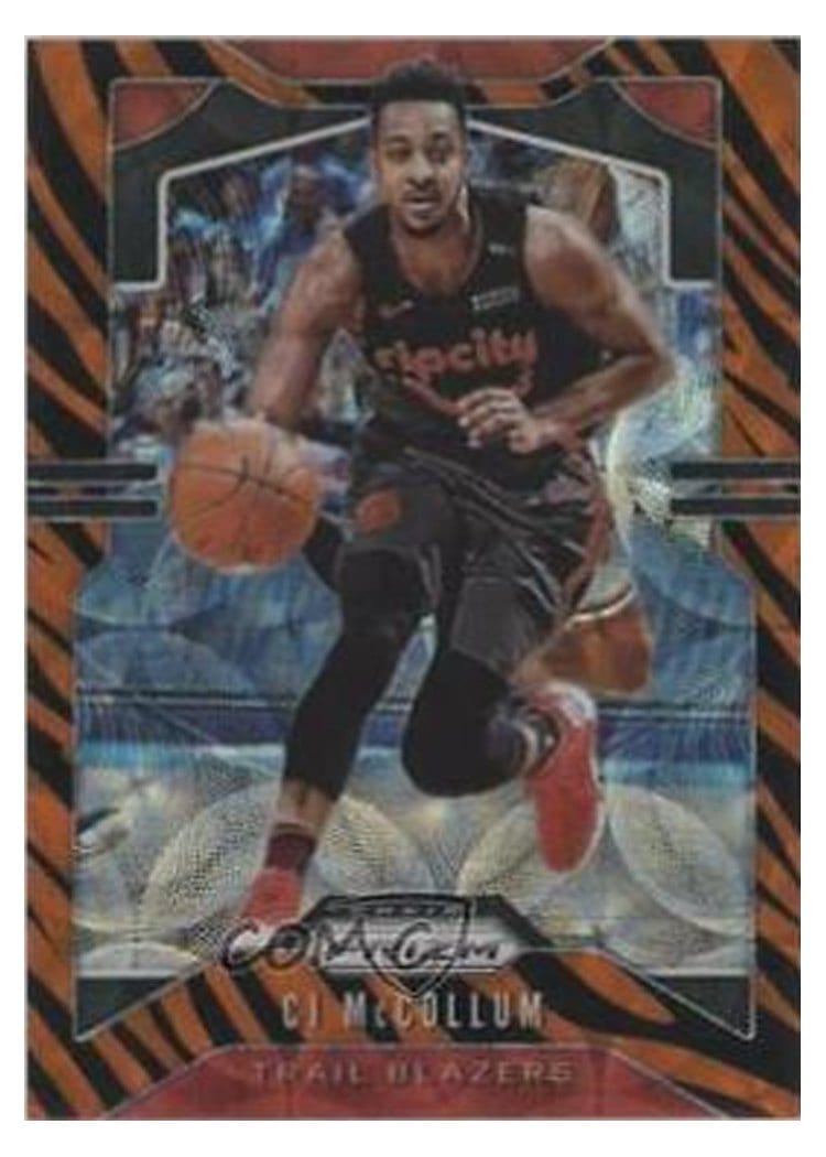 2019-20 Panini Prizm Base Set CJ McCollum #113 card