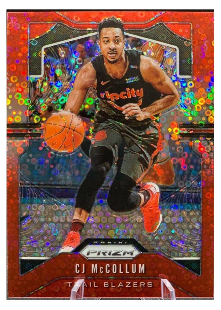 2019-20 Panini Prizm Base Set CJ McCollum #113 card