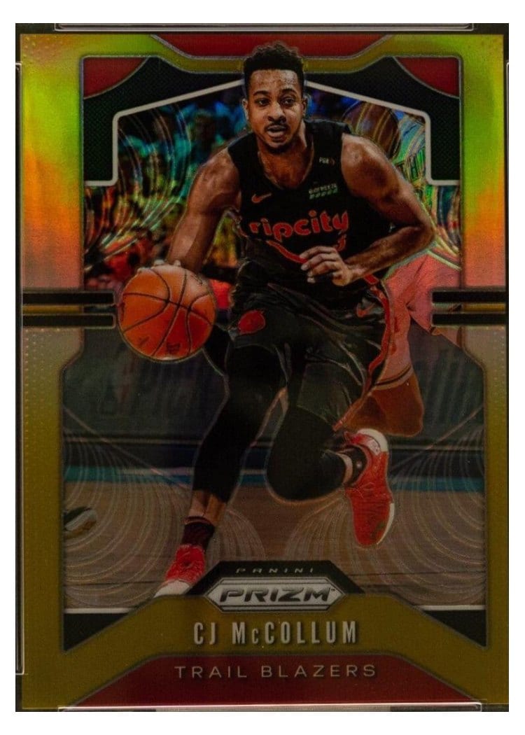 2019-20 Panini Prizm Base Set CJ McCollum #113 card