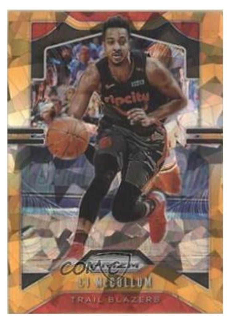 2019-20 Panini Prizm Base Set CJ McCollum #113 card