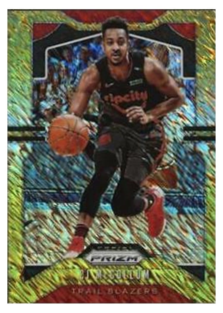 2019-20 Panini Prizm Base Set CJ McCollum #113 card