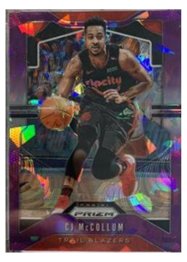 2019-20 Panini Prizm Base Set CJ McCollum #113 card