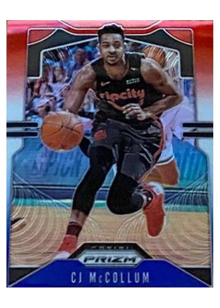 2019-20 Panini Prizm Base Set CJ McCollum #113 card
