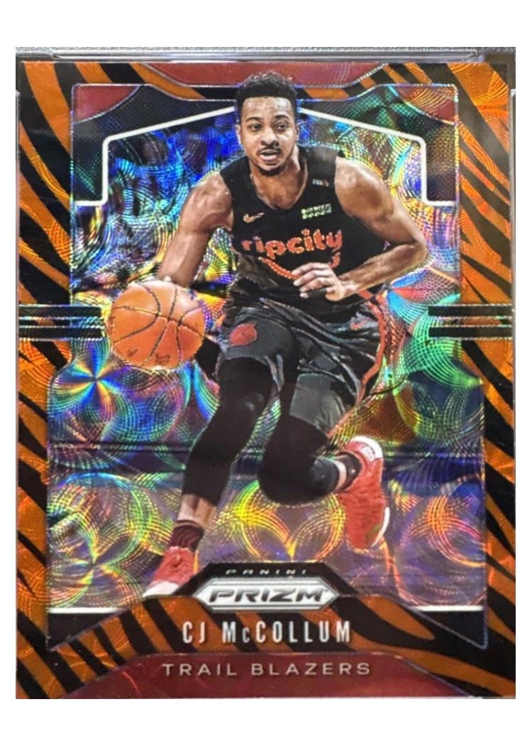 2019-20 Panini Prizm Base Set CJ McCollum #113 card