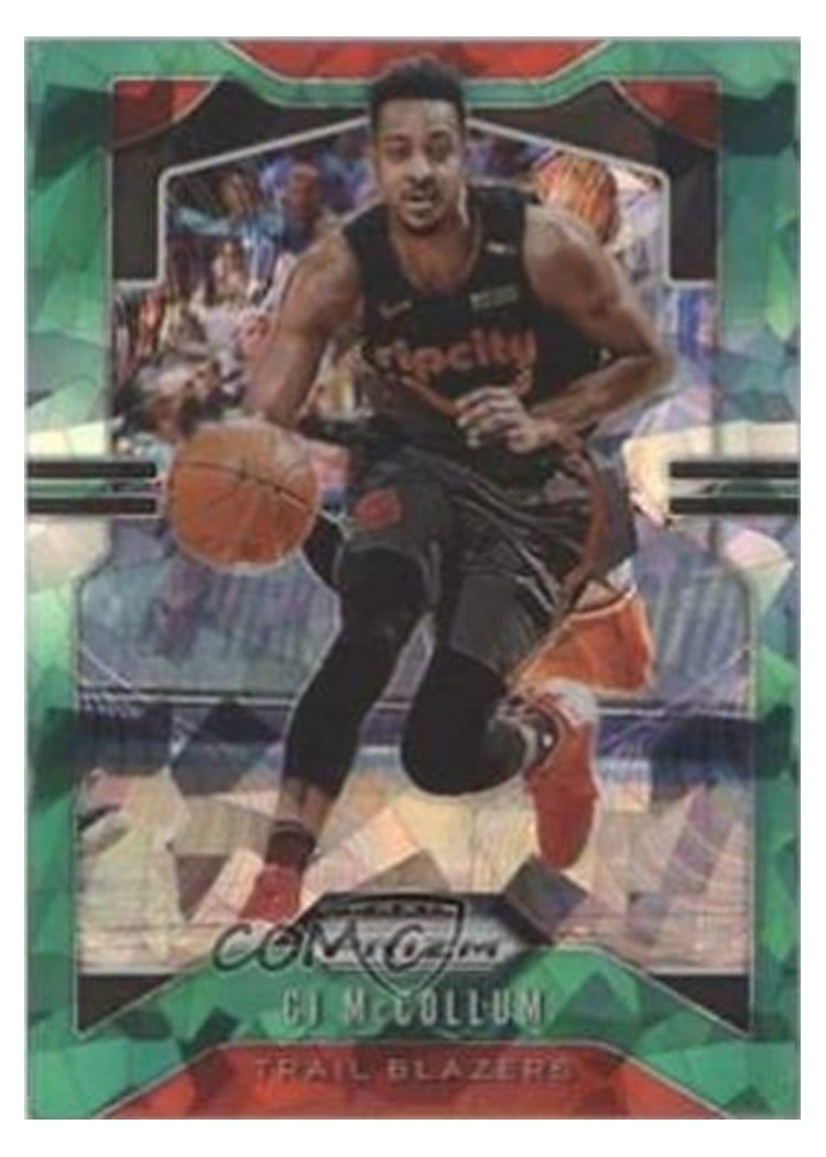 2019-20 Panini Prizm Base Set CJ McCollum #113 card