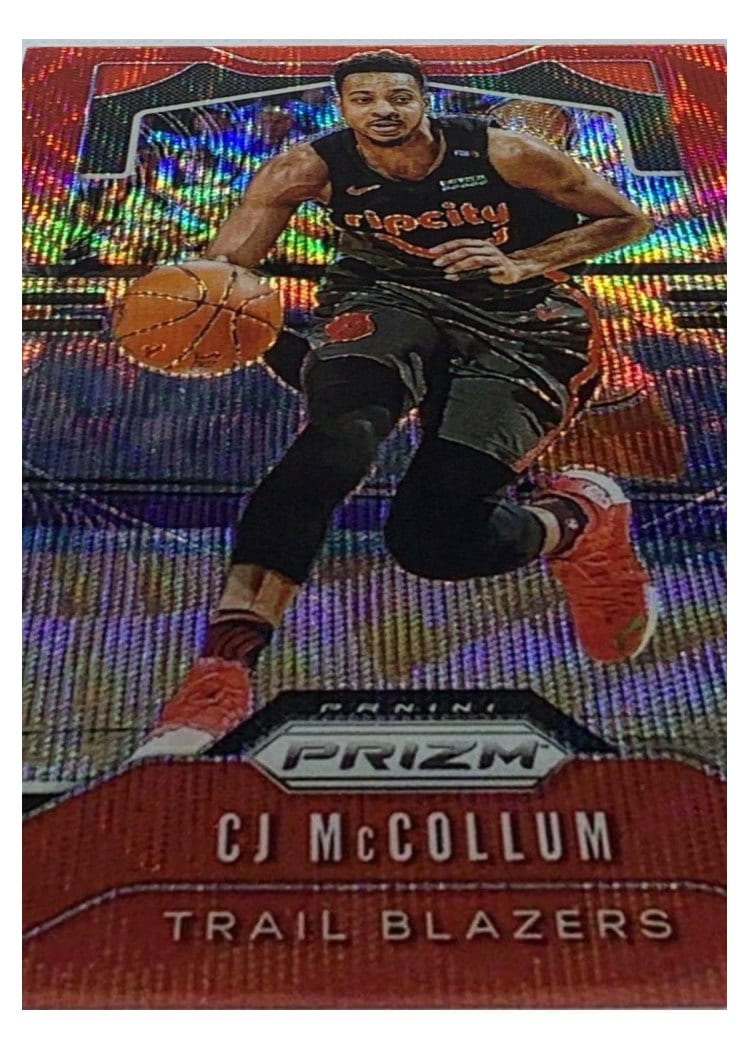 2019-20 Panini Prizm Base Set CJ McCollum #113 card
