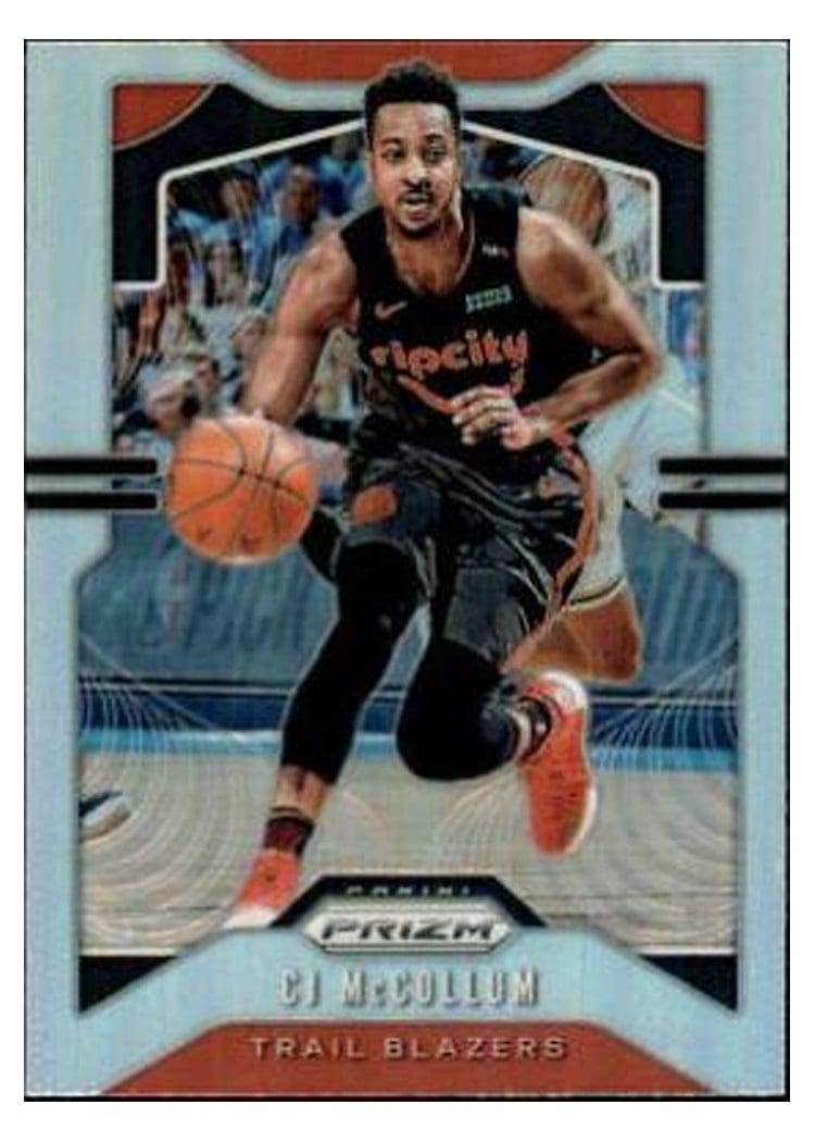 2019-20 Panini Prizm Base Set CJ McCollum #113 card
