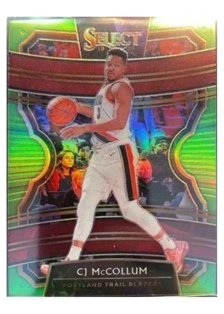 2019-20 Panini Select Base Set CJ McCollum #38 card