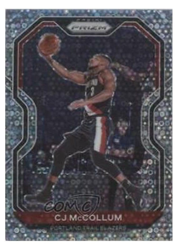 2020-21 Panini Prizm Base Set CJ McCollum #236 card