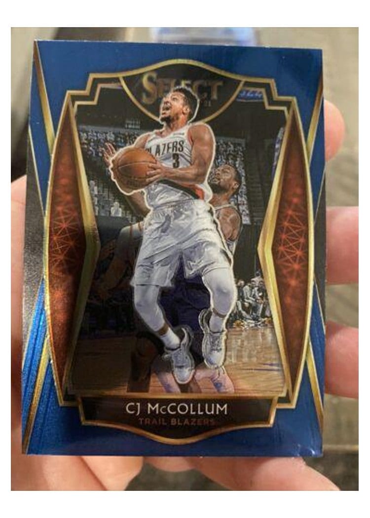 2020-21 Panini Select Base Set CJ McCollum #122 card