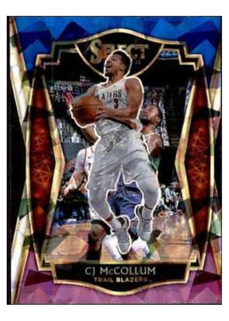 2020-21 Panini Select Base Set CJ McCollum #122 card