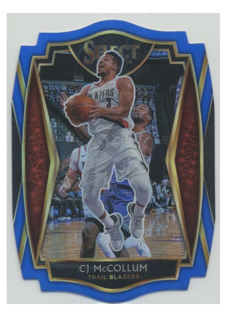 2020-21 Panini Select Base Set CJ McCollum #122 card