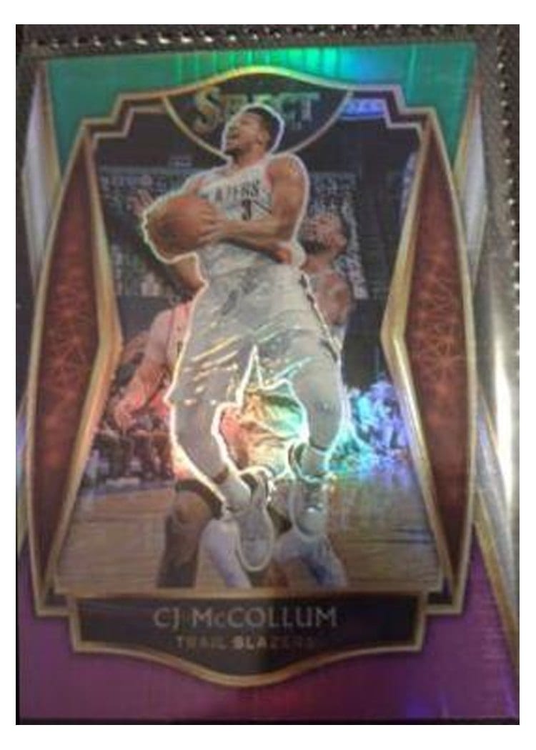 2020-21 Panini Select Base Set CJ McCollum #122 card